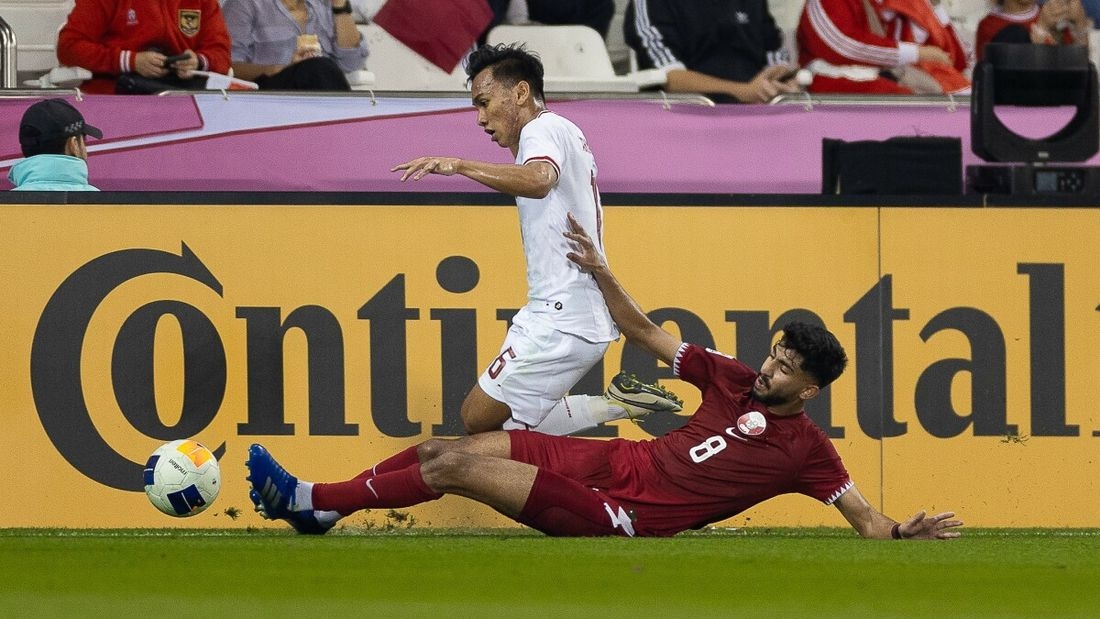 Highlights U23 Qatar - U23 Indonesia: Bước ngoặt thẻ đỏ, chủ nhà hưởng niềm vui